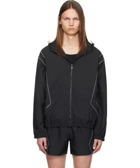 John Elliott Black Paneled Anorak Jacket