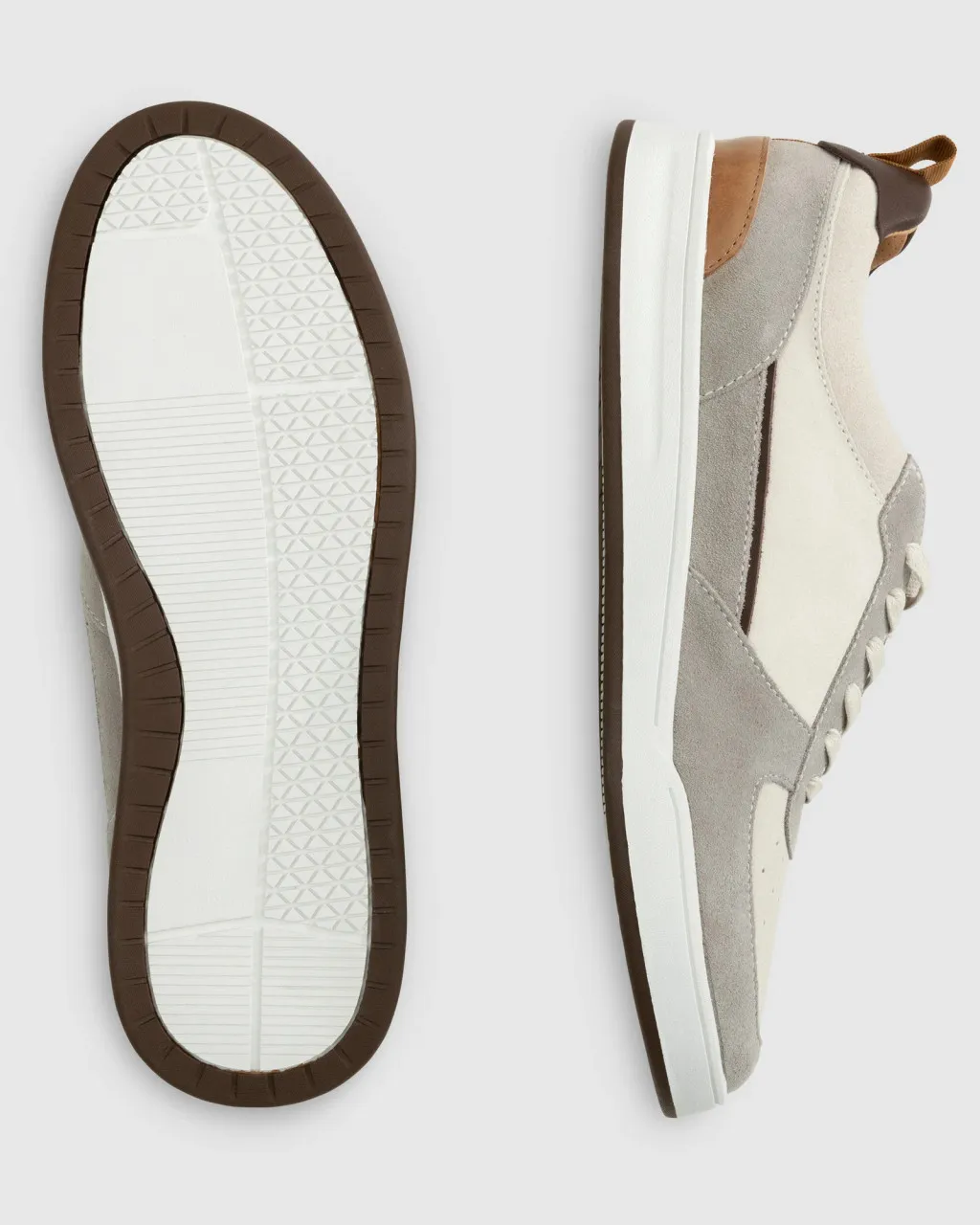 Johnnie-O Topspin Court Sneaker: Taupe