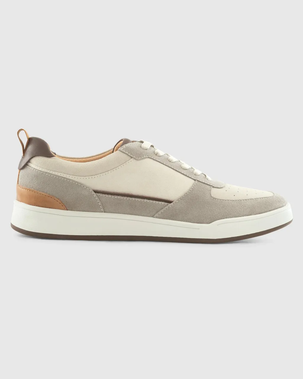 Johnnie-O Topspin Court Sneaker: Taupe