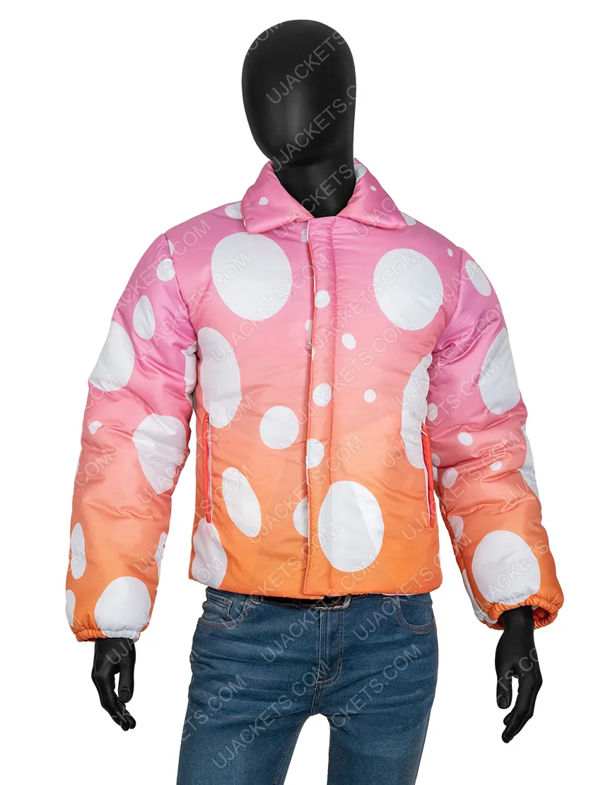 Justin Bieber Peaches Puffer Jacket | Peaches 2021 Tri-Color Jacket