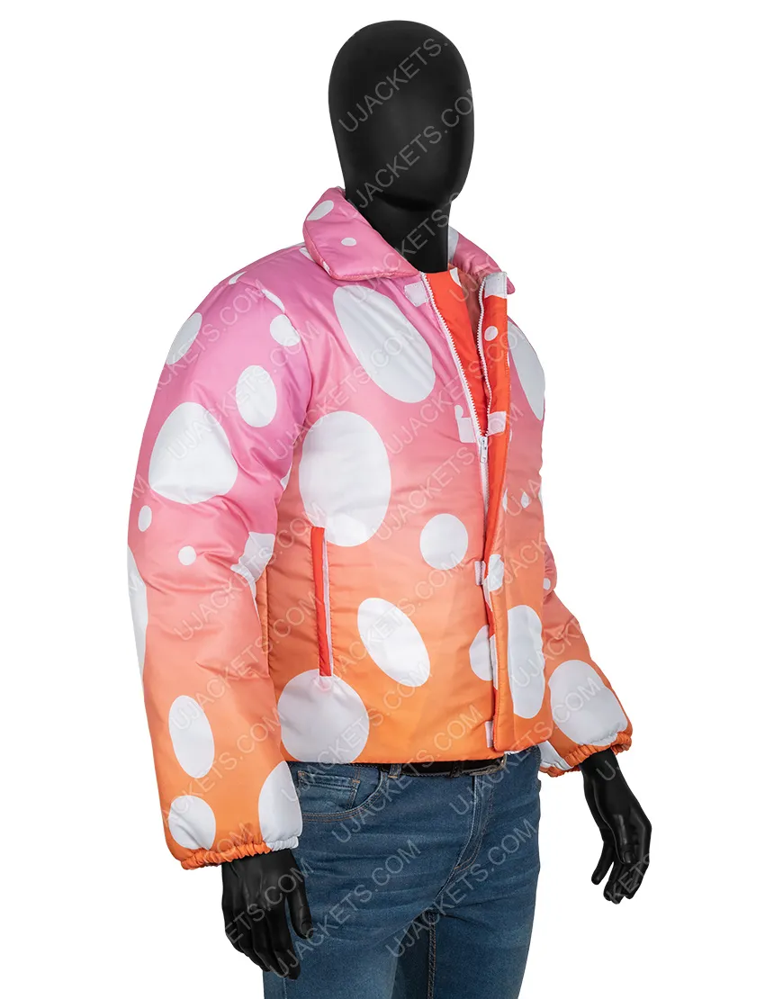 Justin Bieber Peaches Puffer Jacket | Peaches 2021 Tri-Color Jacket