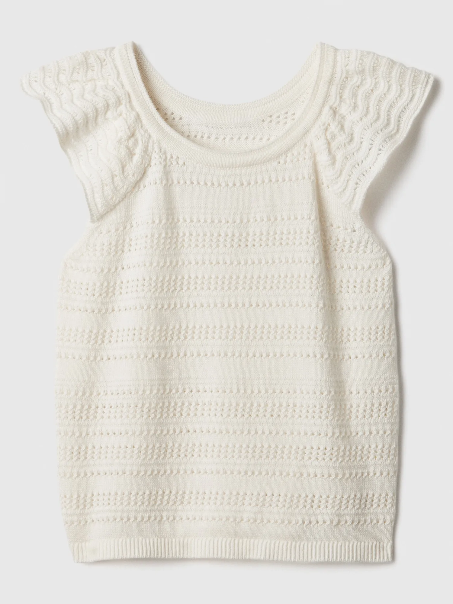 Kids Crochet Sweater Tank Top