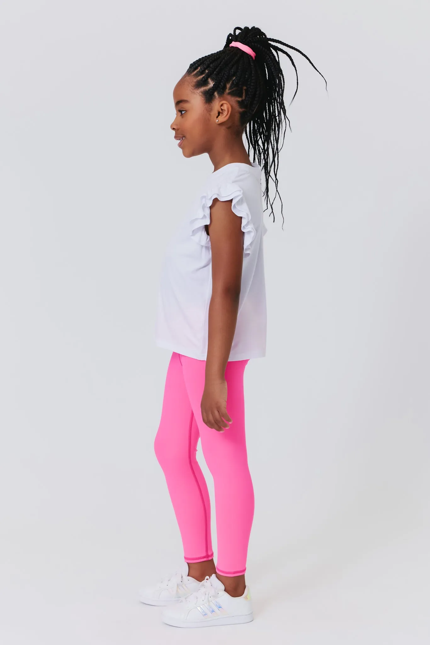 Kids TLC Leggings in Barbie Girl Pink