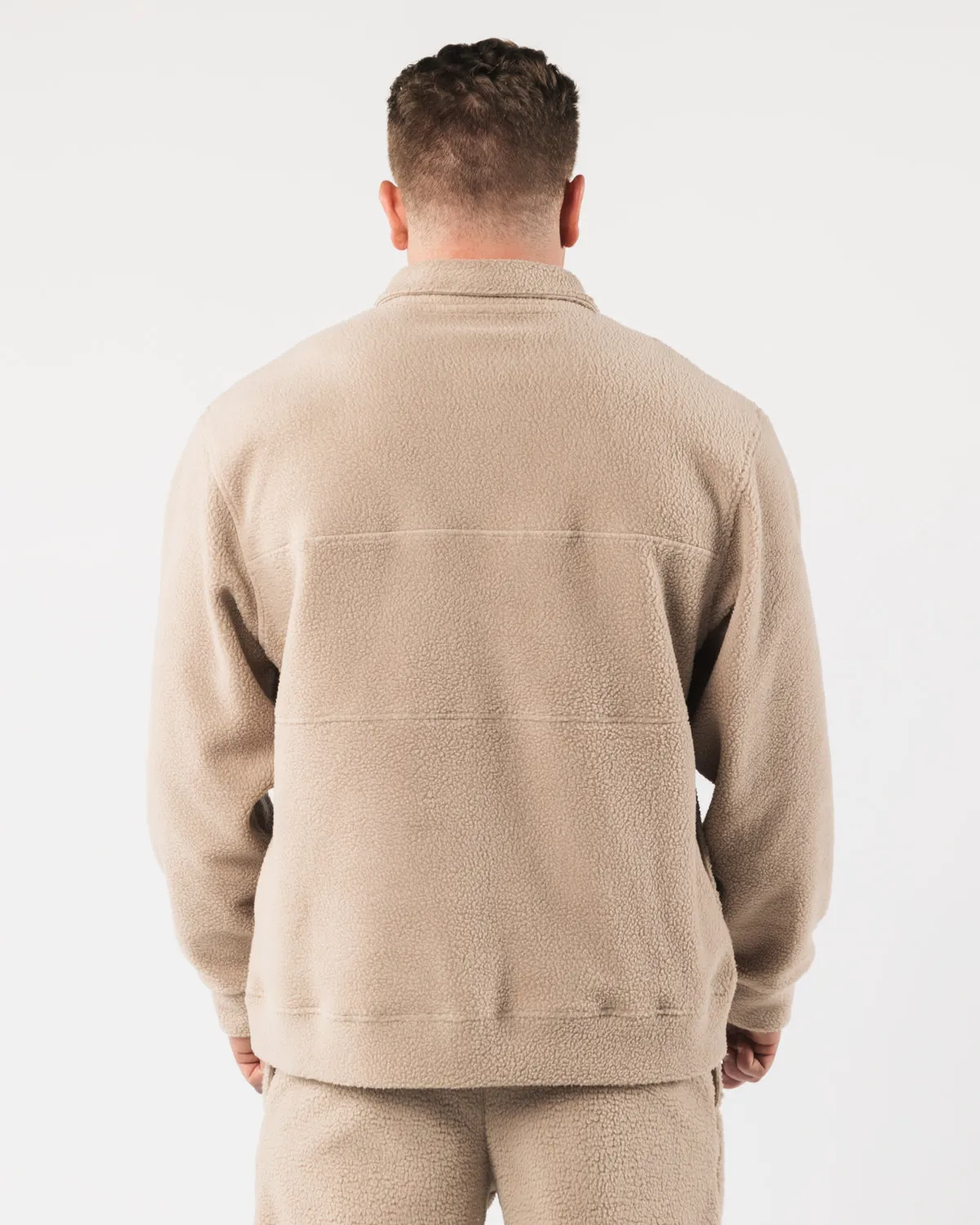 King Quarter Zip - Linen