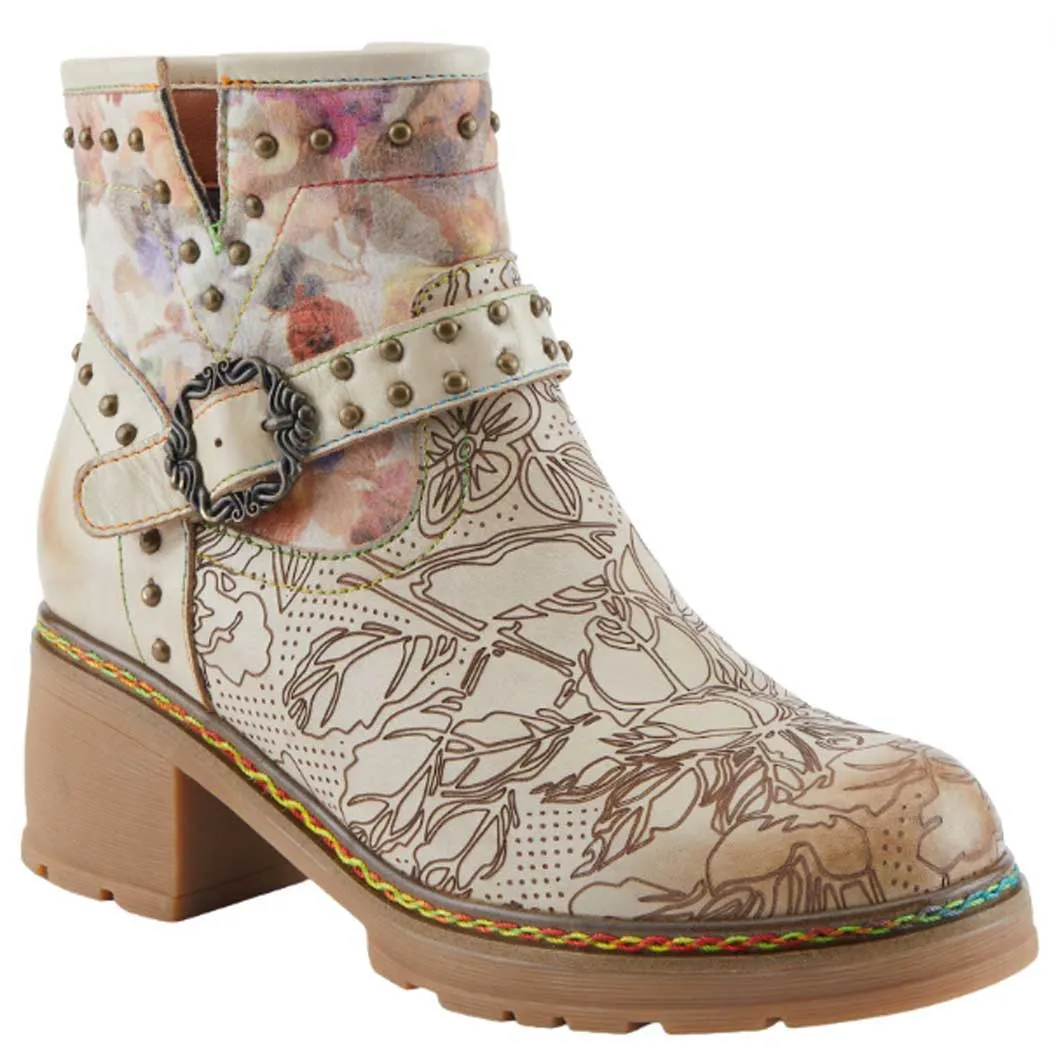 L'Artiste by Spring Step Branchout Boots Beige Multi (Women's)