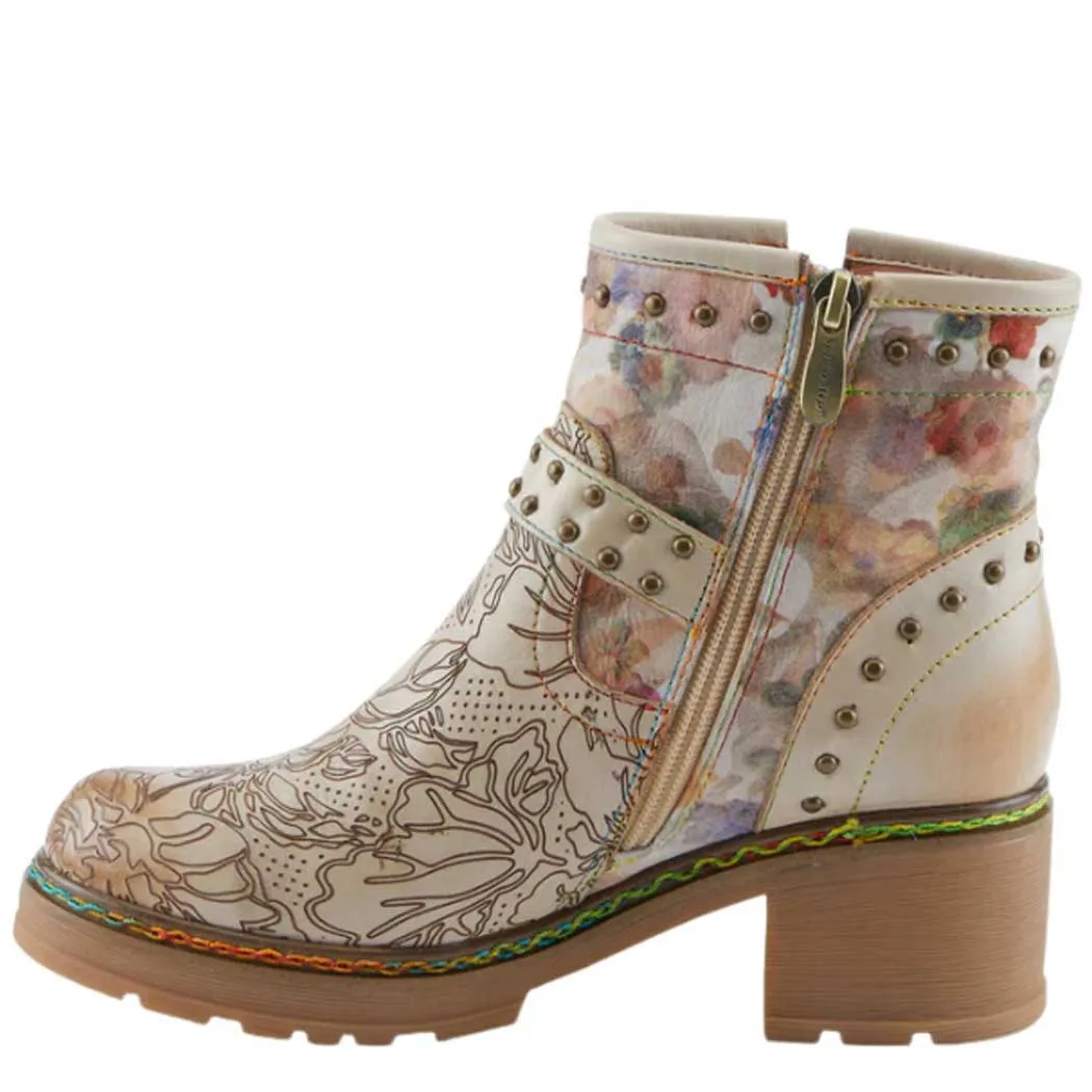 L'Artiste by Spring Step Branchout Boots Beige Multi (Women's)