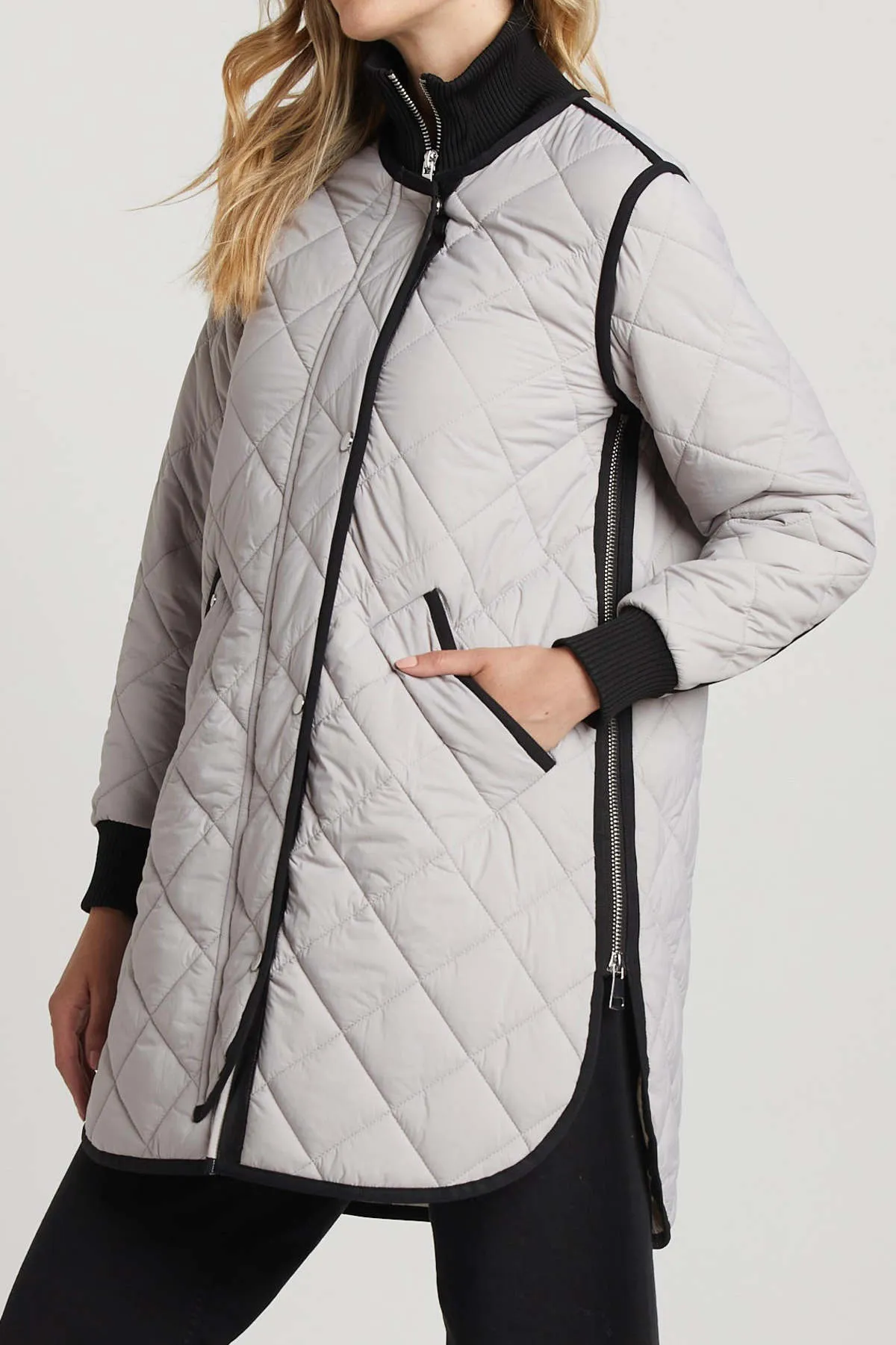 Libby Quilted Coat - Cloud