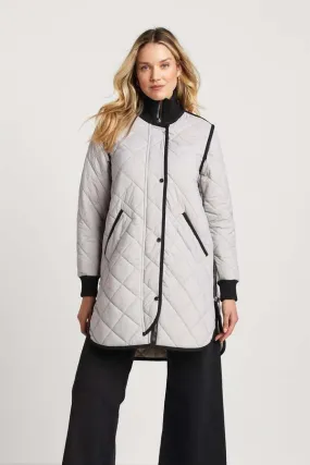 Libby Quilted Coat - Cloud