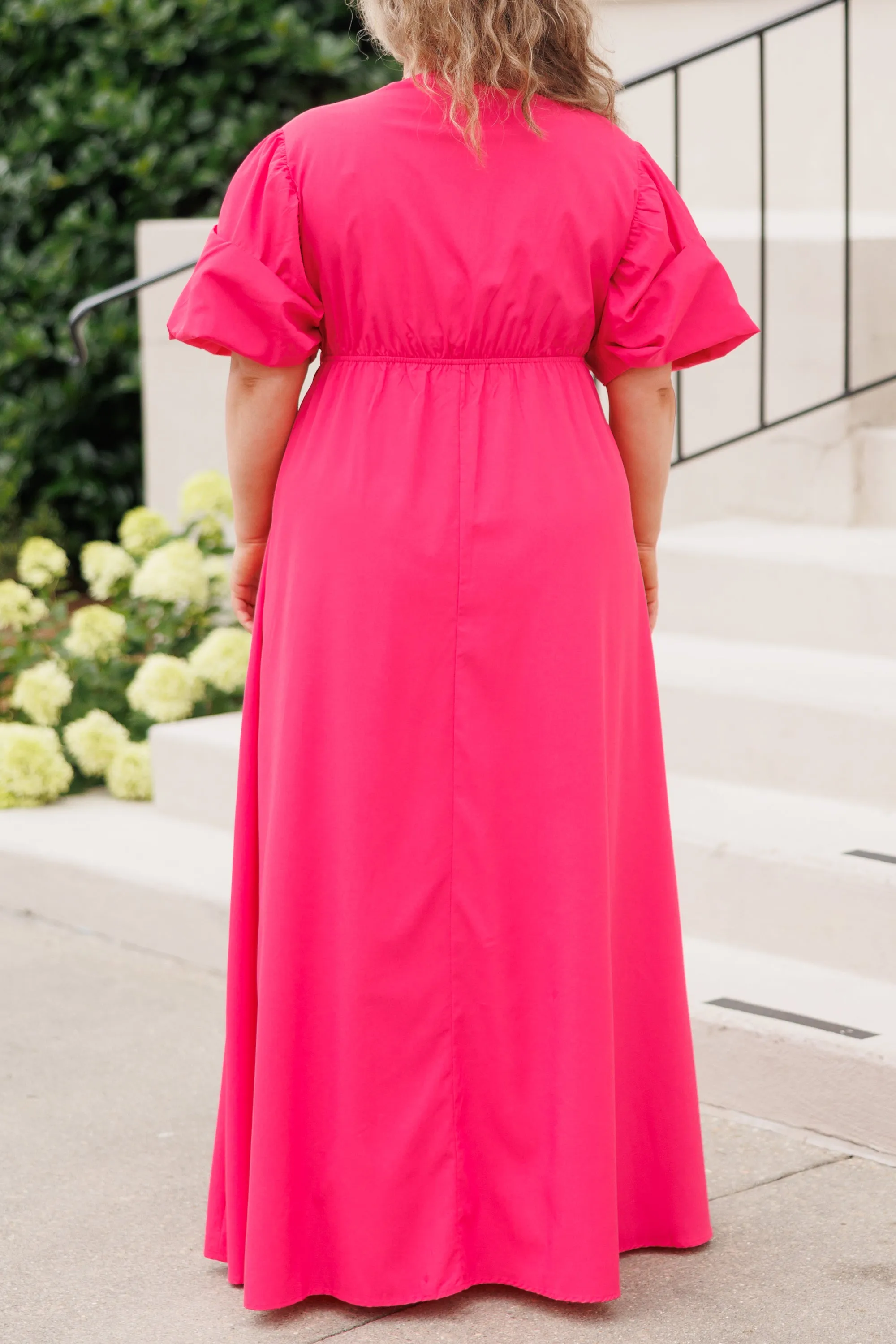 Looking At Me Maxi Dress, Fuchsia