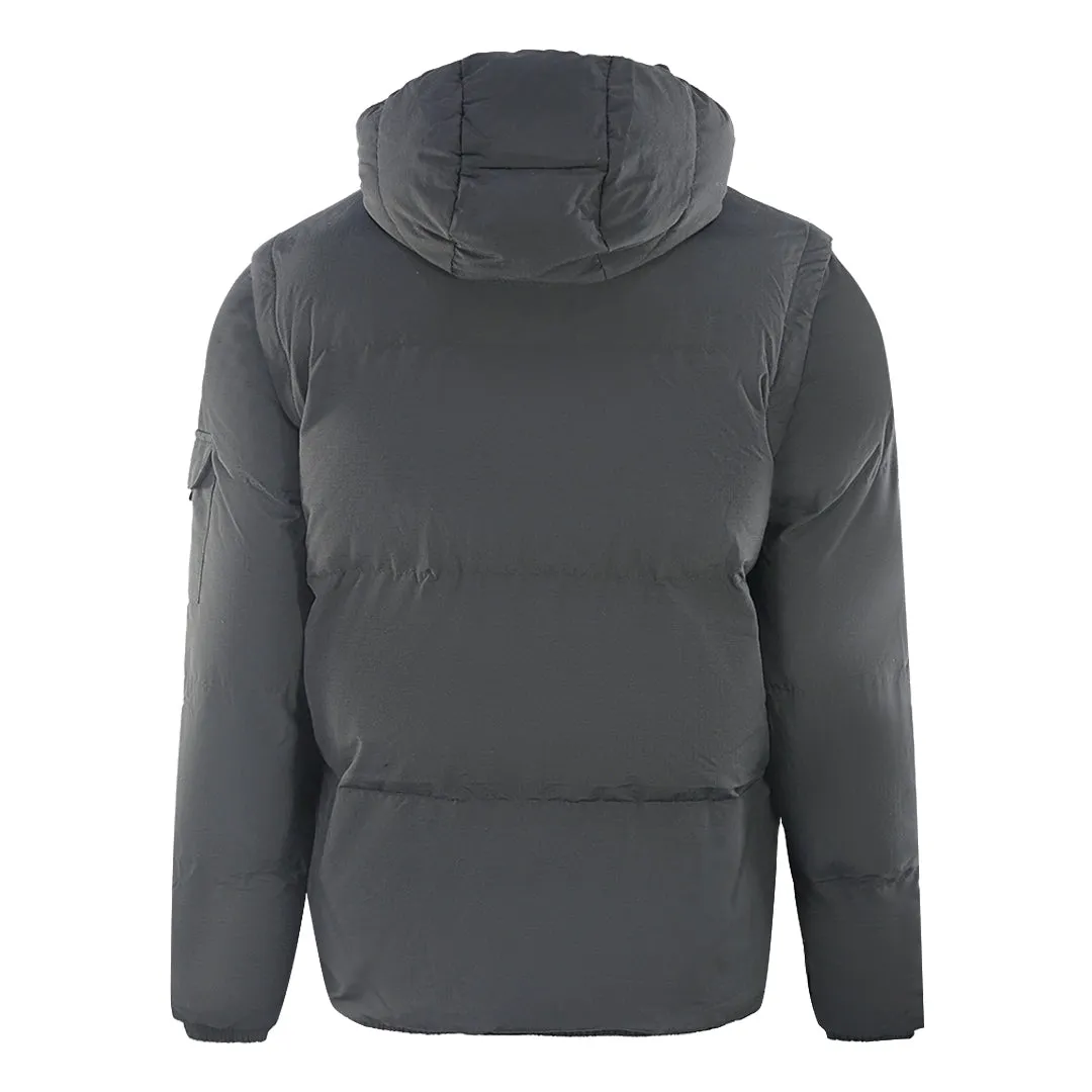 Lyle & Scott 2 in 1 Ripstop Black Puffer Jacket