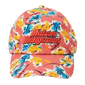 Maison Mangostan Child Flowers Cap Pink