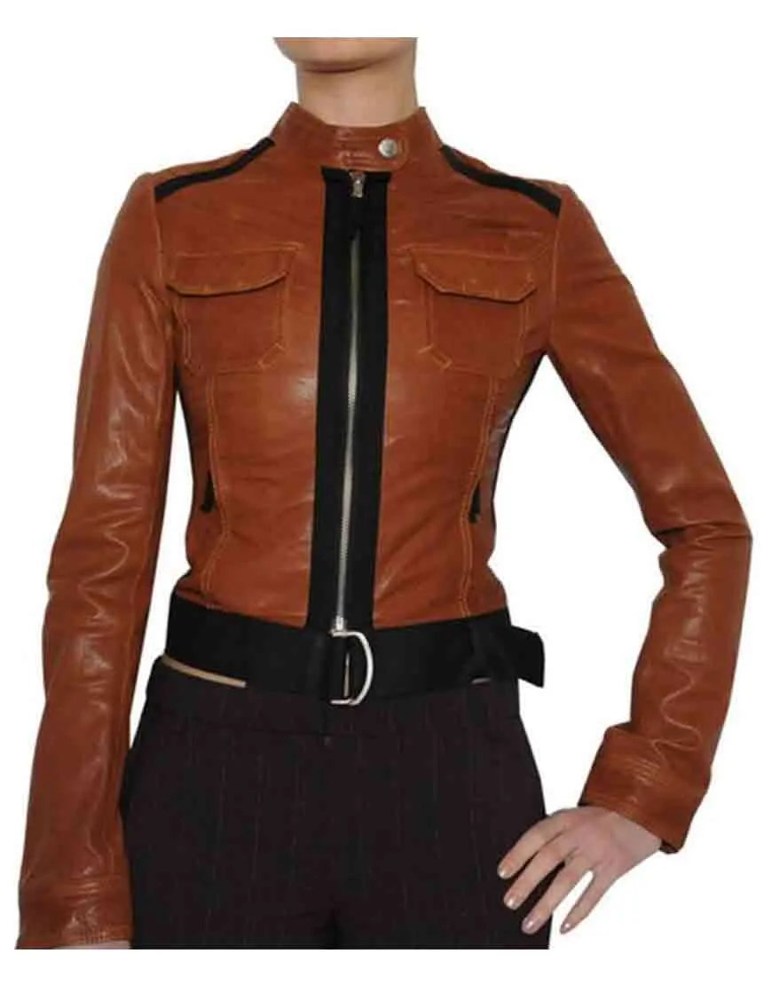 Marg Helgenberger CSI Catherine Willows Leather Jacket - UJackets