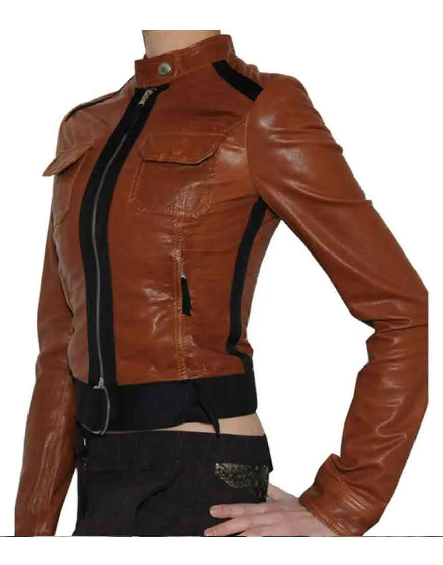 Marg Helgenberger CSI Catherine Willows Leather Jacket - UJackets