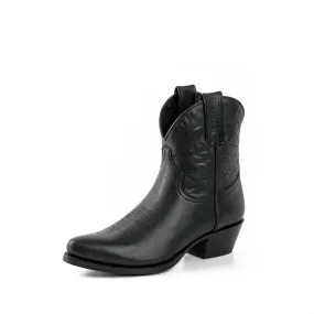 Mayotte black leather boots 2374