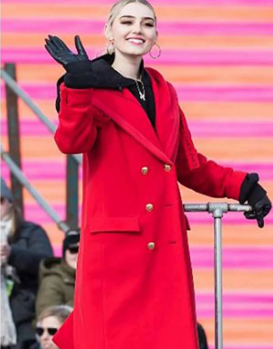 Meg Donnelly 100th Thanksgiving Day Coat | Ujackets.com