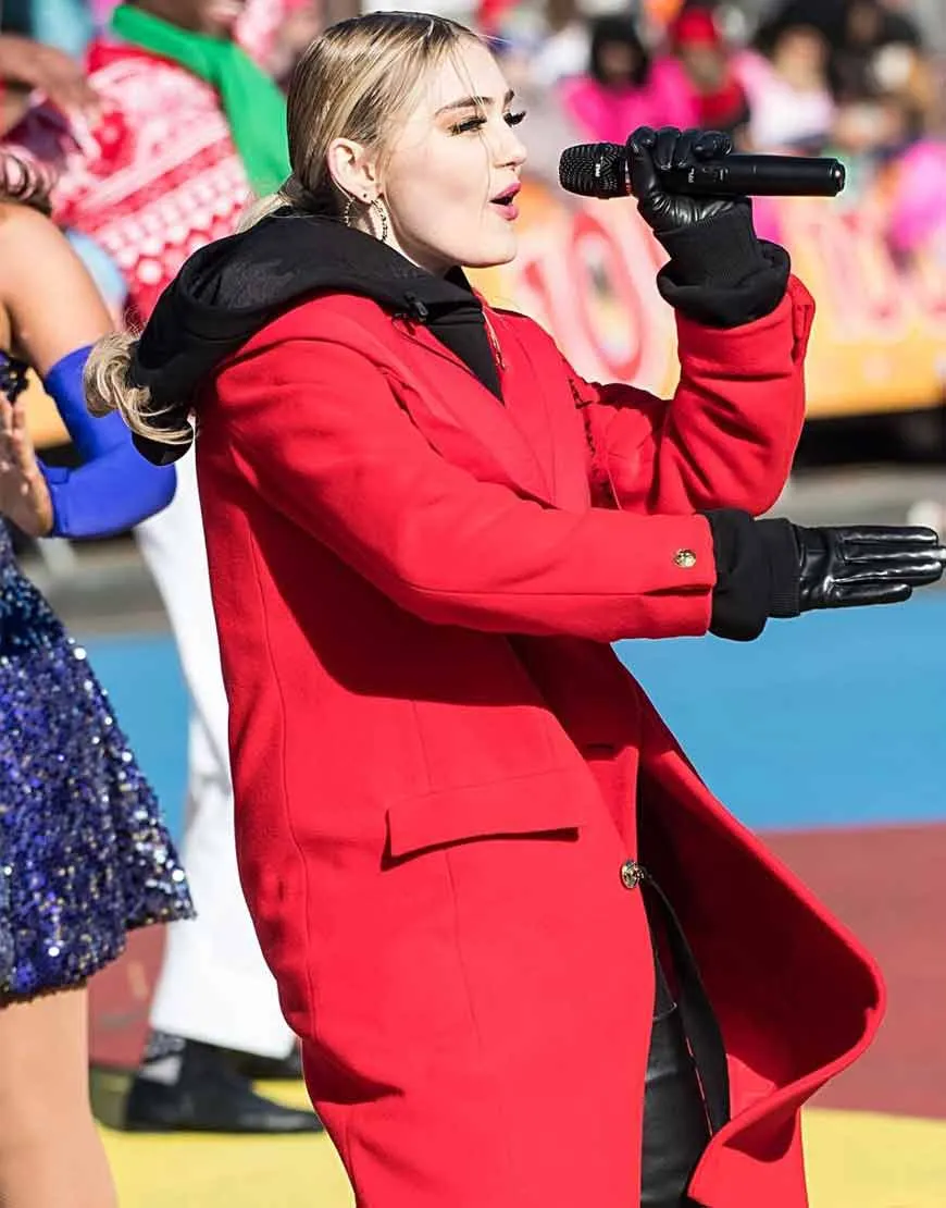 Meg Donnelly 100th Thanksgiving Day Coat | Ujackets.com