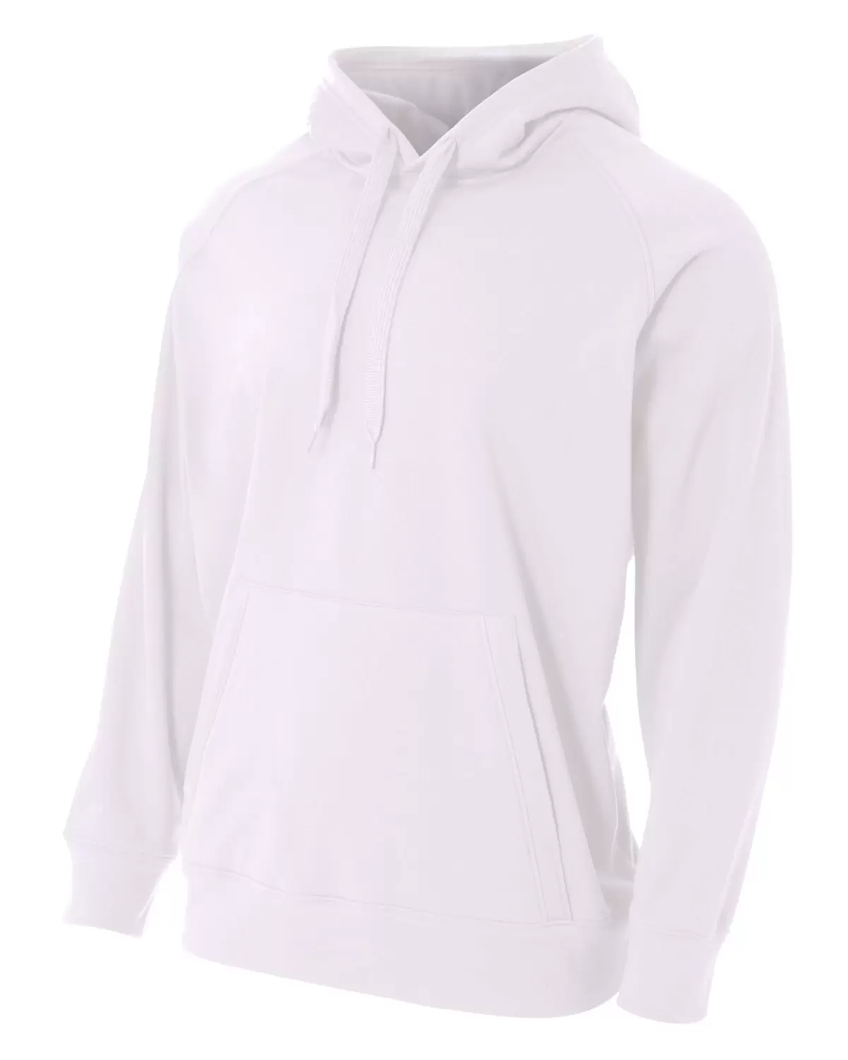 N4237 A4 Drop Ship Men's Solid Tech Fleece Hoodie SKU: N4237