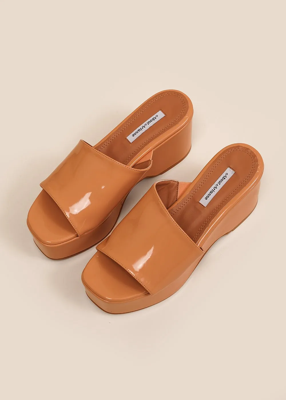 Peach Giuliana Platform Sandals