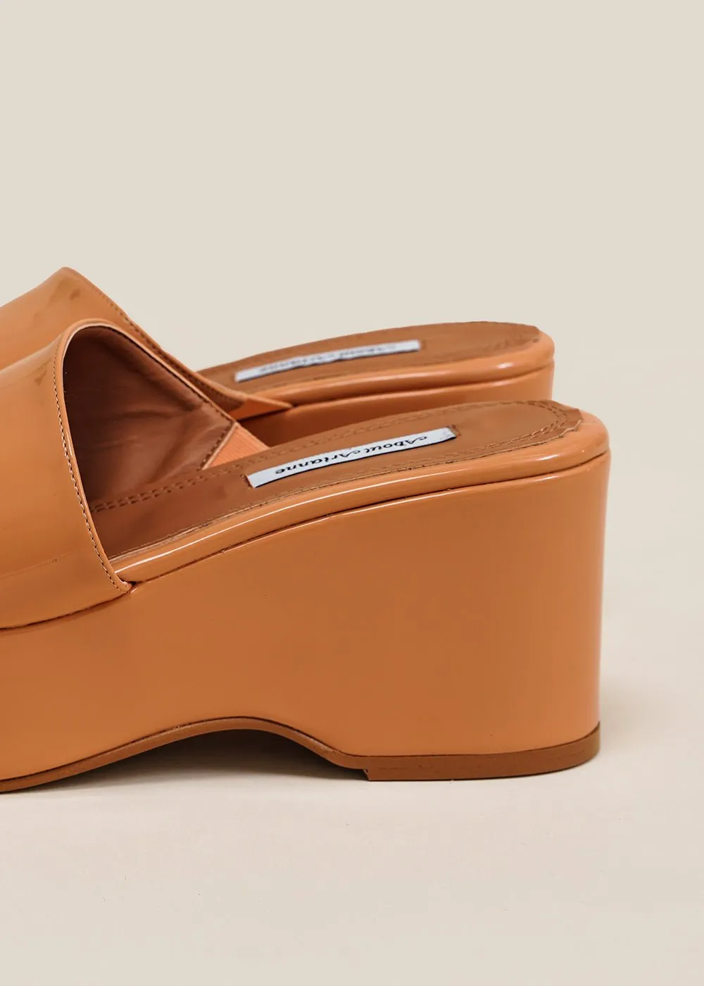 Peach Giuliana Platform Sandals