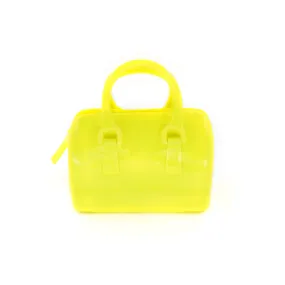 Petite Jelly Medi Bag - Neon Yellow