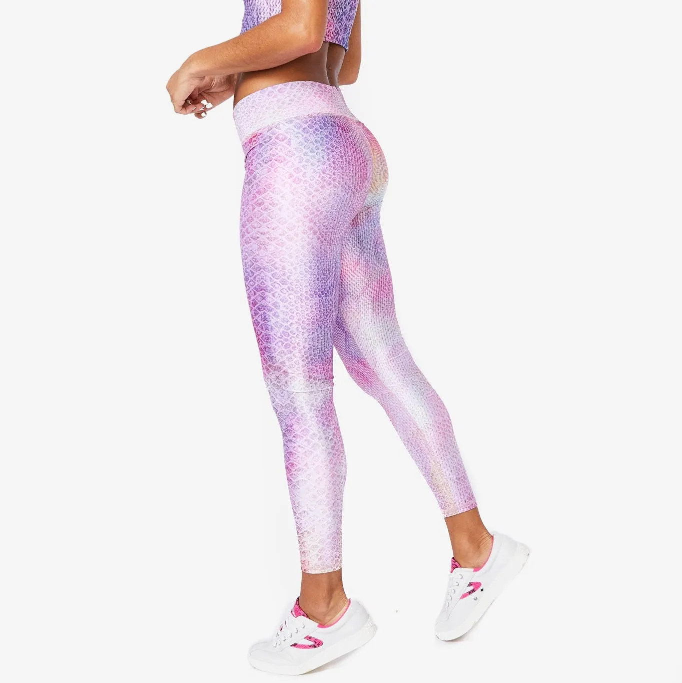 Pink Python Hi-Shine Leggings