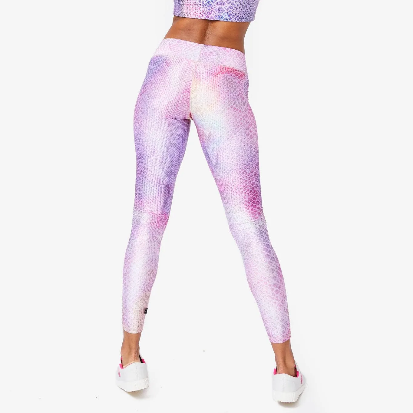 Pink Python Hi-Shine Leggings