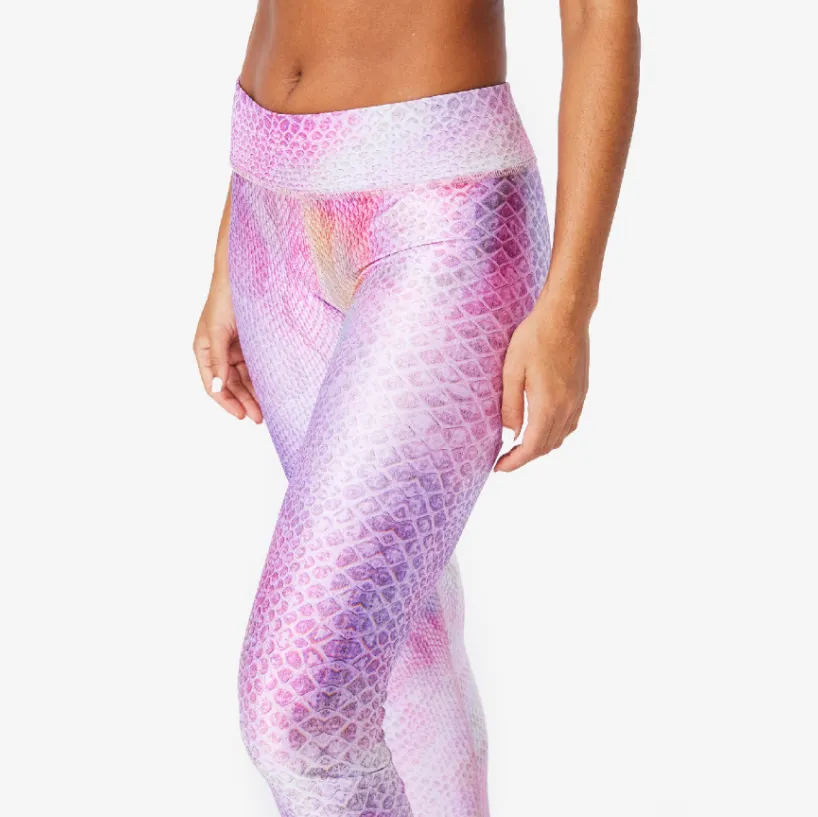 Pink Python Hi-Shine Leggings