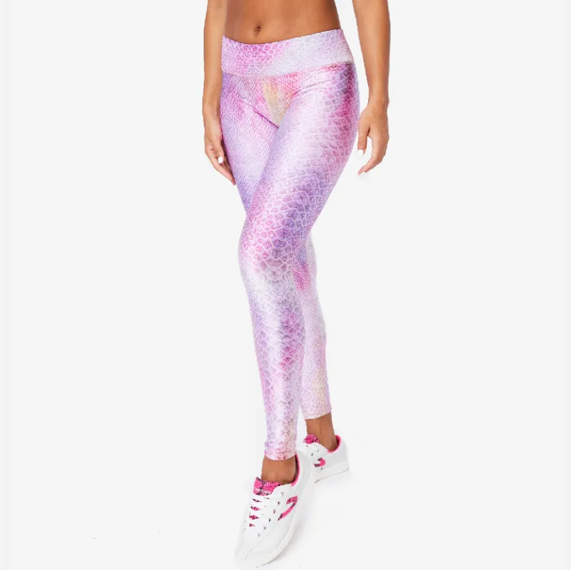 Pink Python Hi-Shine Leggings