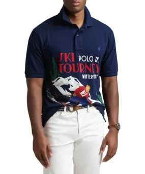 Polo Ralph Lauren Big & Tall Polo Ralph Lauren Ski-Print Mesh Polo Shirt