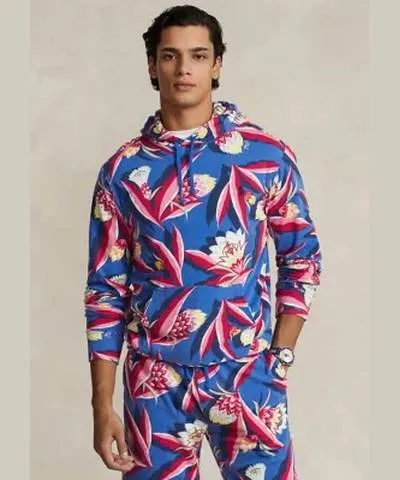 Polo Ralph Lauren Men's Floral Spa Terry Hoodie