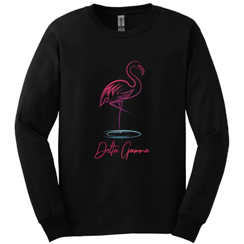 Printed Neon Flamingo Design - DTG