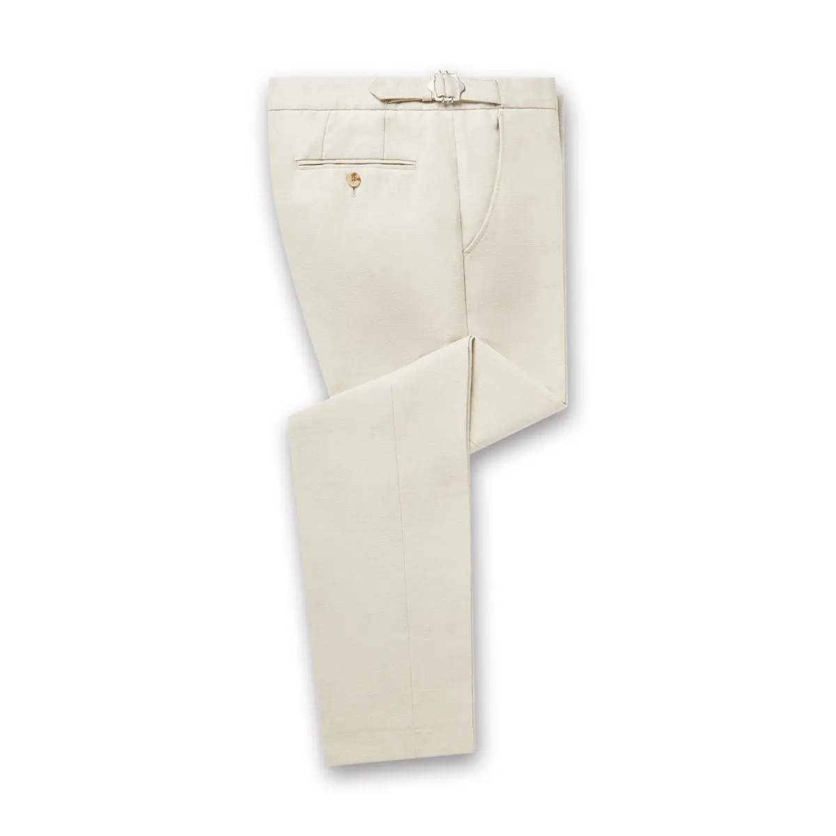 Remus - Massa Mix & Match Linen Trousers in Stone