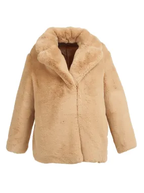 		Riley  Sand Faux Fur Coat	