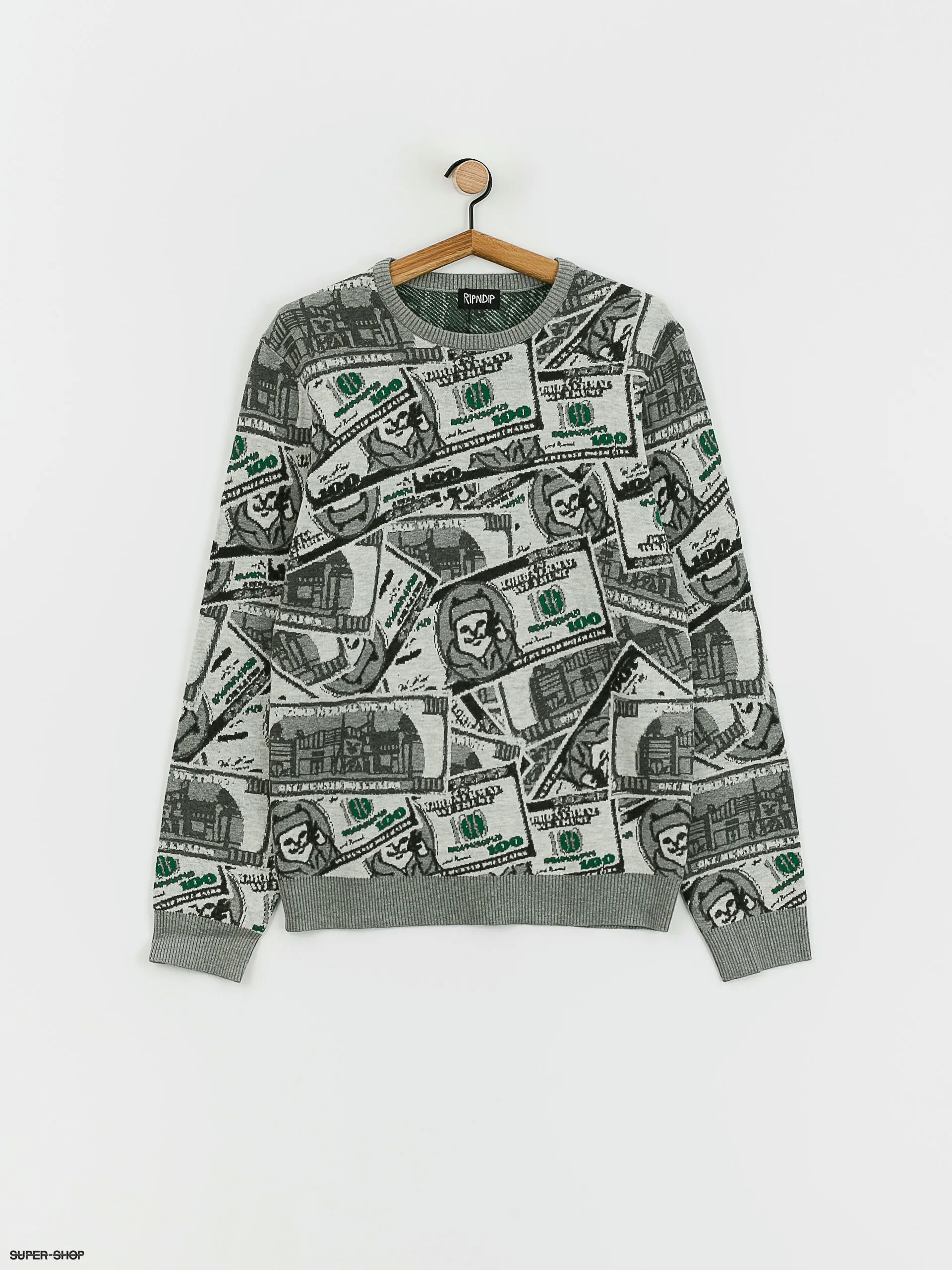 RipNDip Moneybag Sweater (olive)