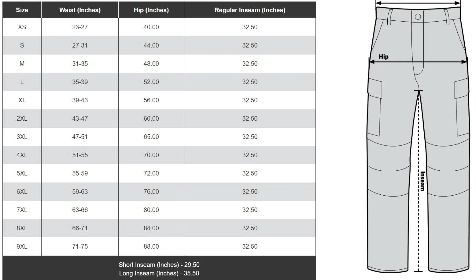 Rothco Mens Military M-65 Pants