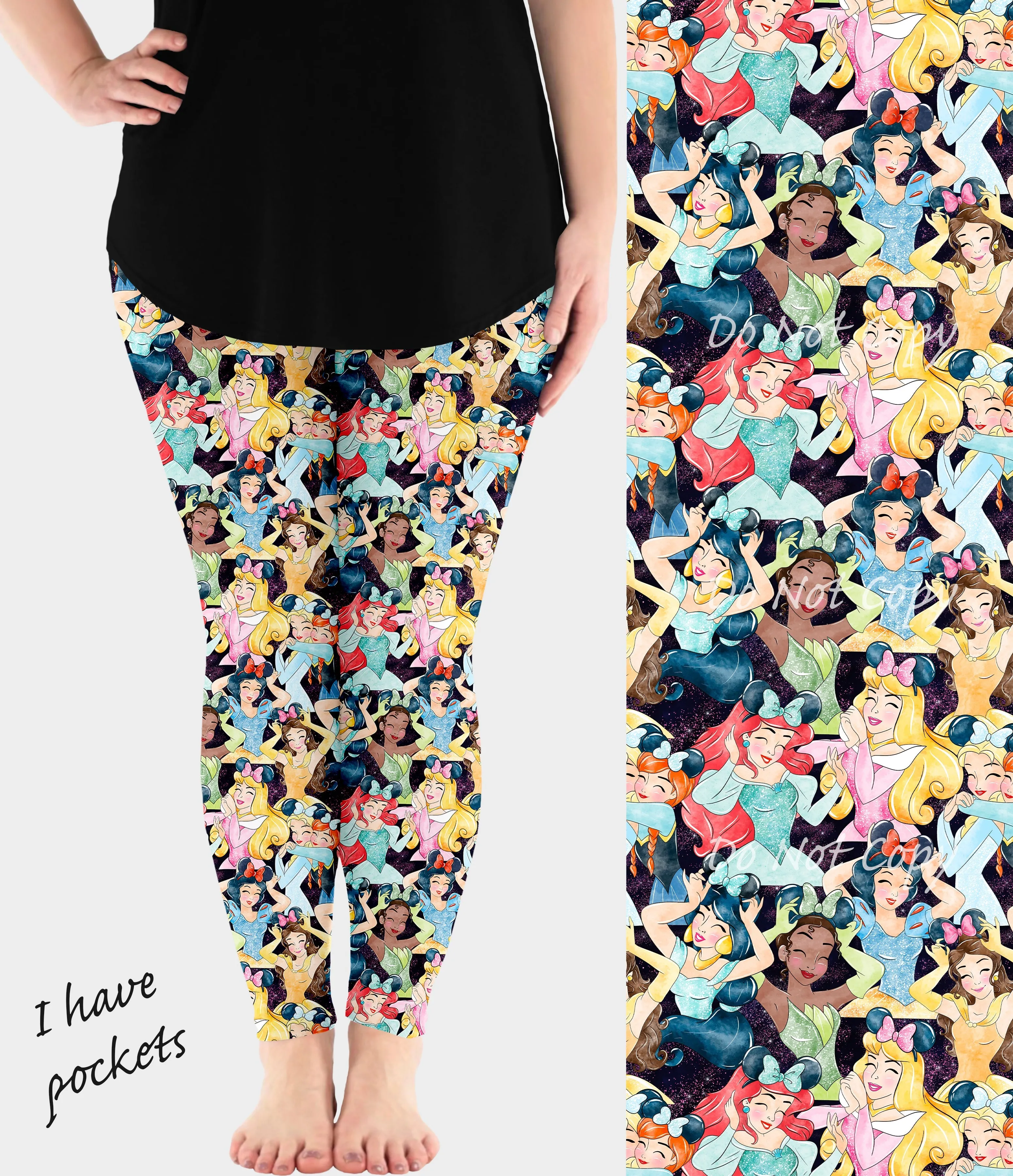 RTS - Beauty Ears Leggings w/ Pockets