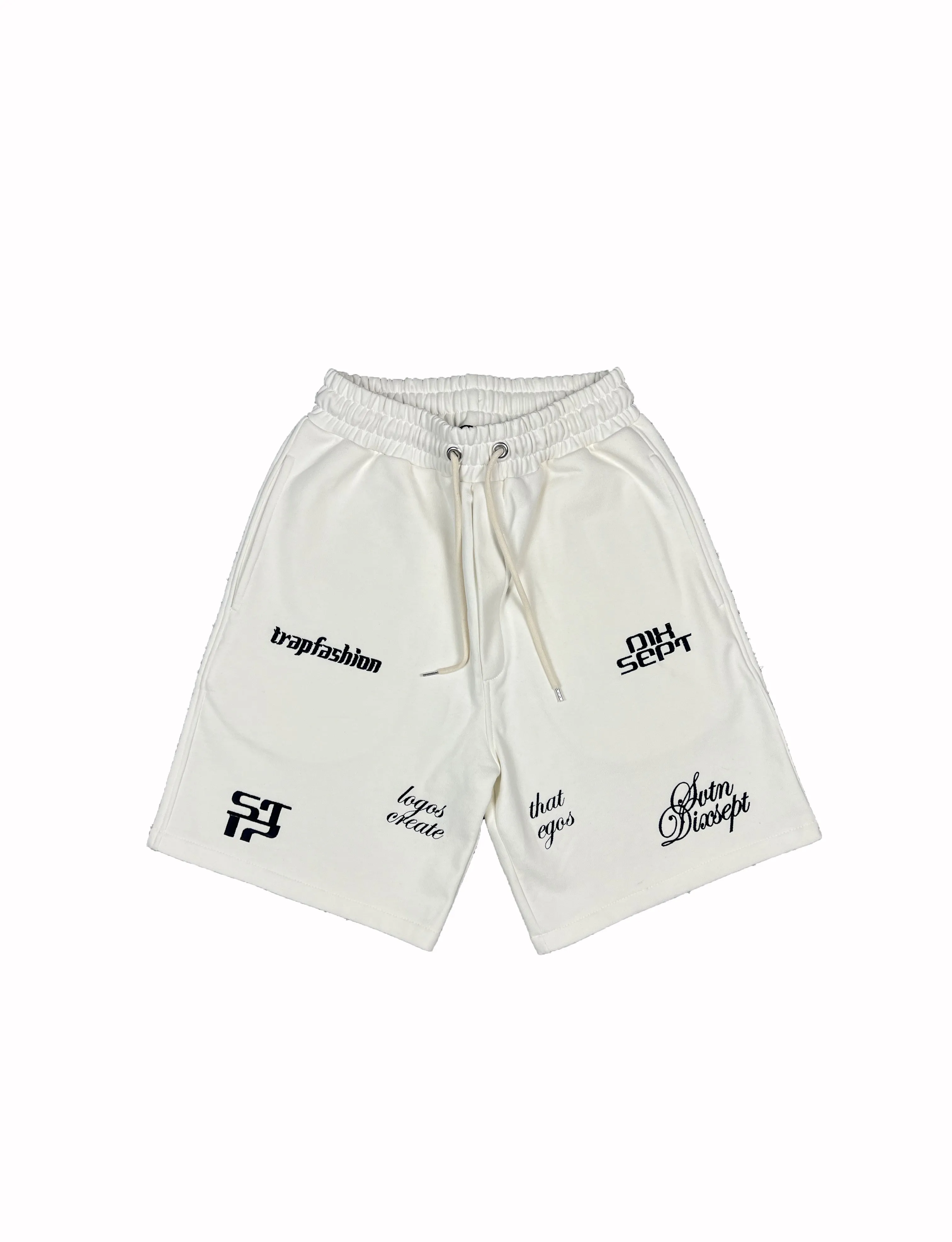 Run17up Athletes Offwhite Polo Short