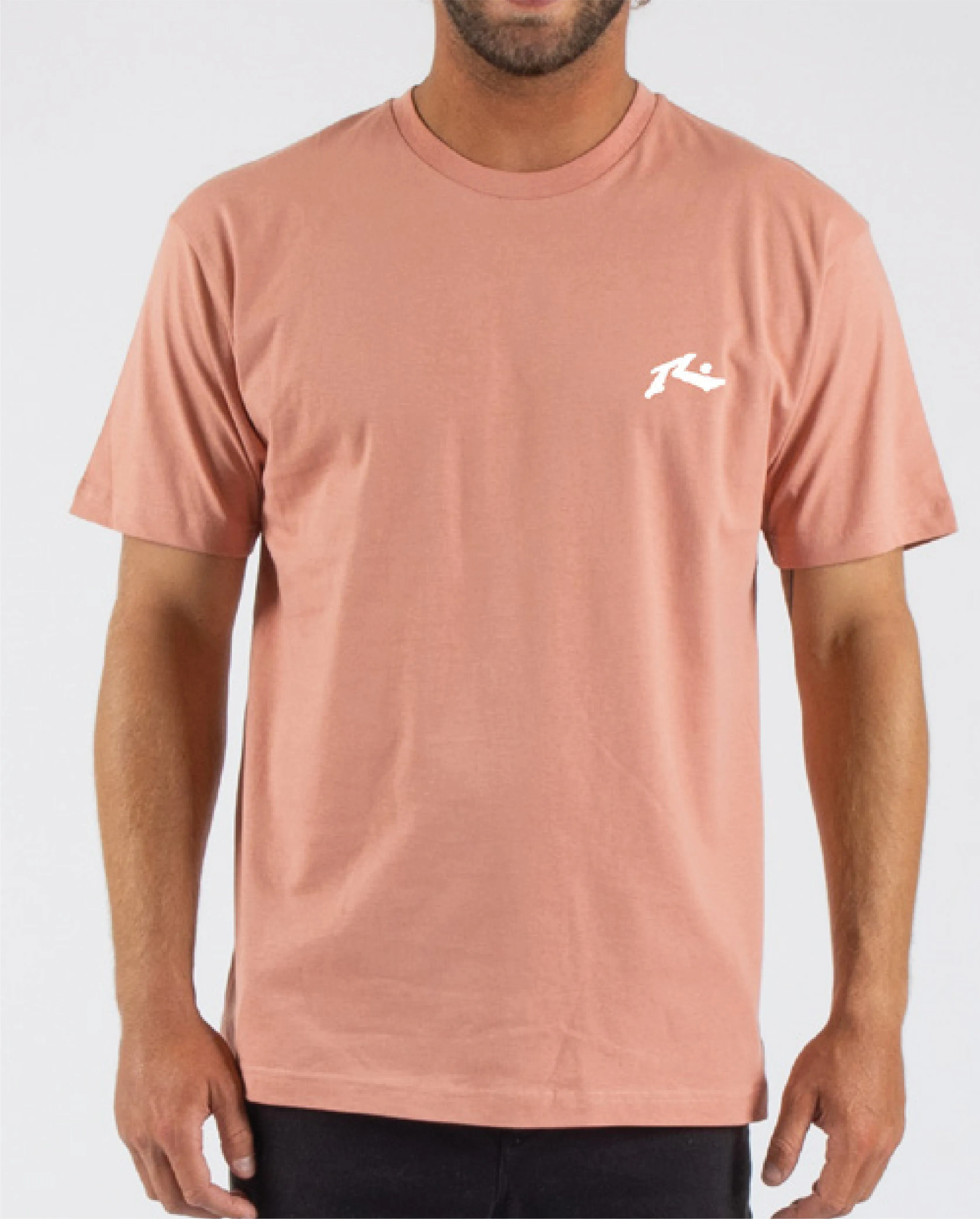 Rusty USA Base Short Sleeve Tee DUSTY ROSE