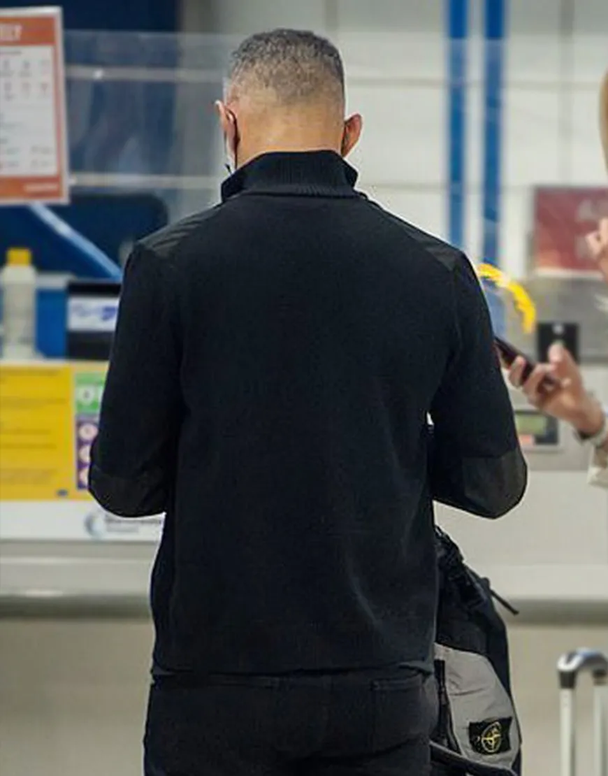 Ryan Giggs Black Jacket | Ryan Giggs At Manchester Airport Black Jacket