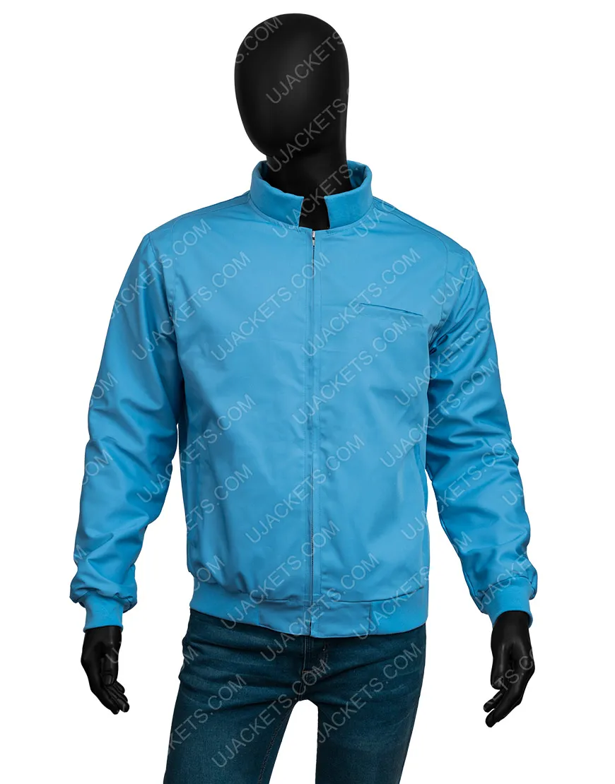 Ryan Reynolds Free Guy Jacket - Guy Blue Bomber Jacket