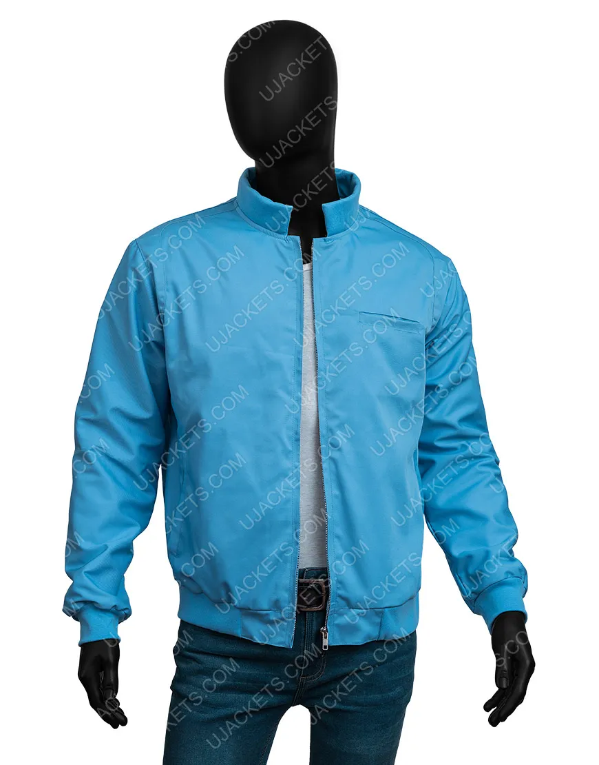 Ryan Reynolds Free Guy Jacket - Guy Blue Bomber Jacket