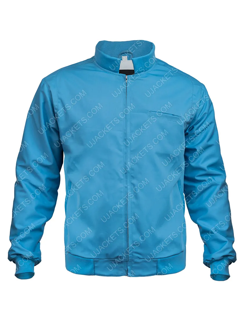 Ryan Reynolds Free Guy Jacket - Guy Blue Bomber Jacket