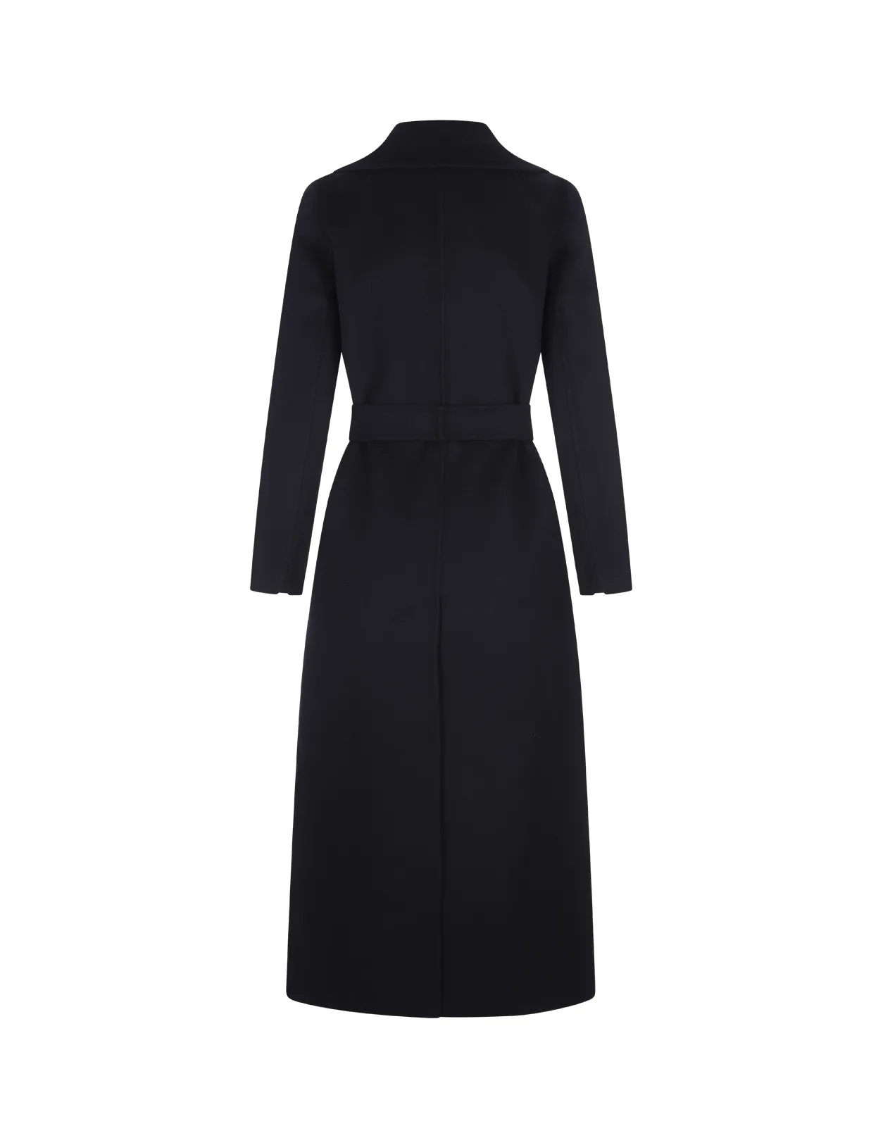 S MAX MARA Blue Poldo Long Coat