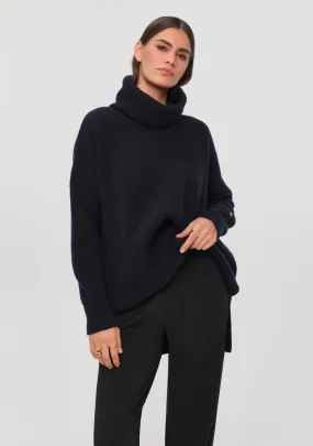 SAN MAURIZIO Cashmere Sweater navy