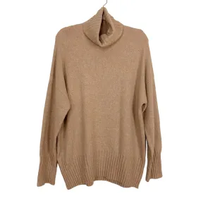 Scoop Tan Turtleneck Sweater- Size M