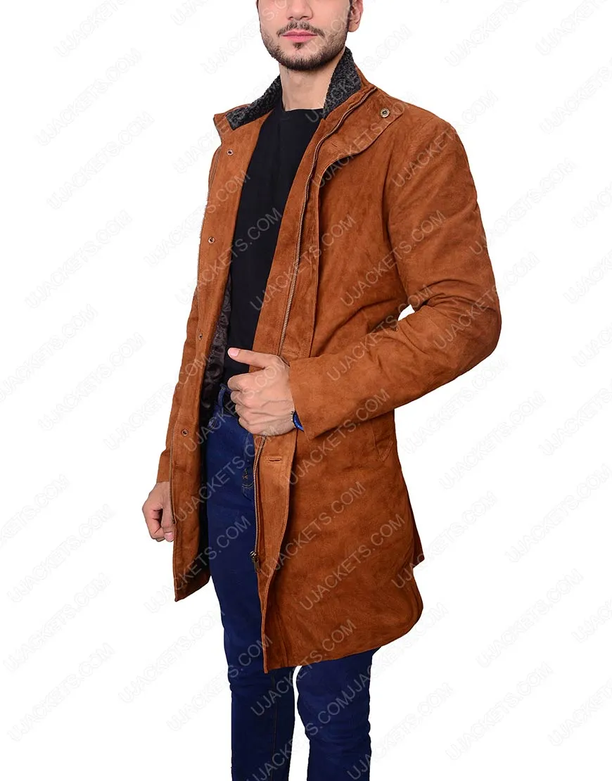 Sheriff Walt Longmire Coat - Robert Taylor Suede Jacket