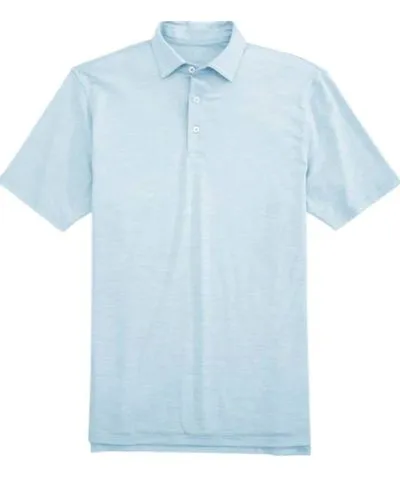 Southern Tide Men's Driver Spacedye Performance Polo In Rush Blue