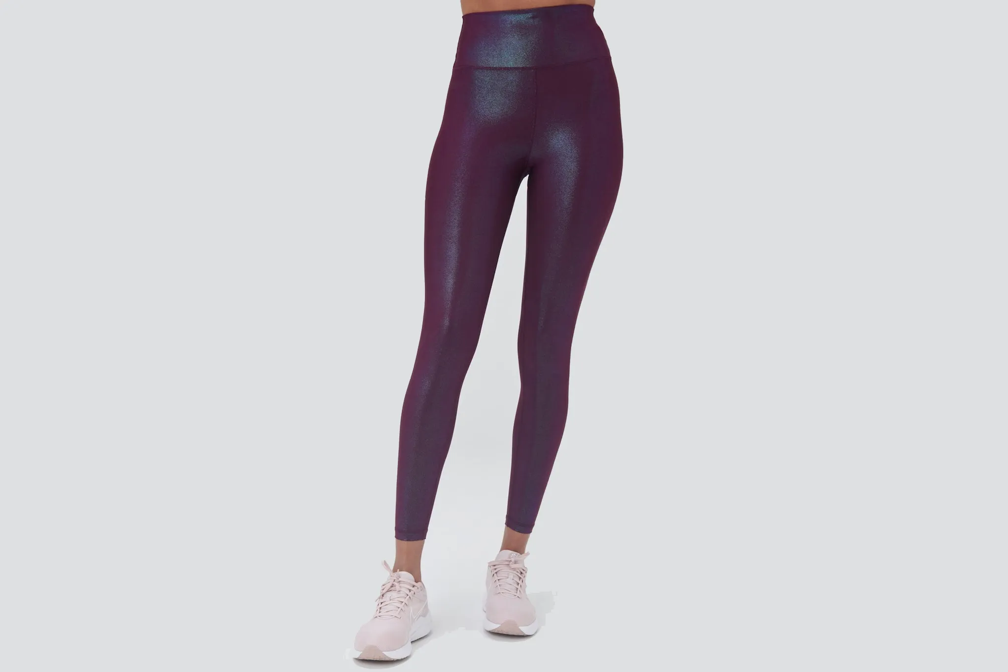 Spiritual Gangster Intent Dream Tech Eco Jersey Leggings W - Berry Wine Foil