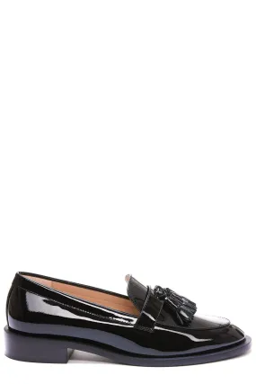 Stuart Weitzman Tassle Detailed Round-Toe Loafers