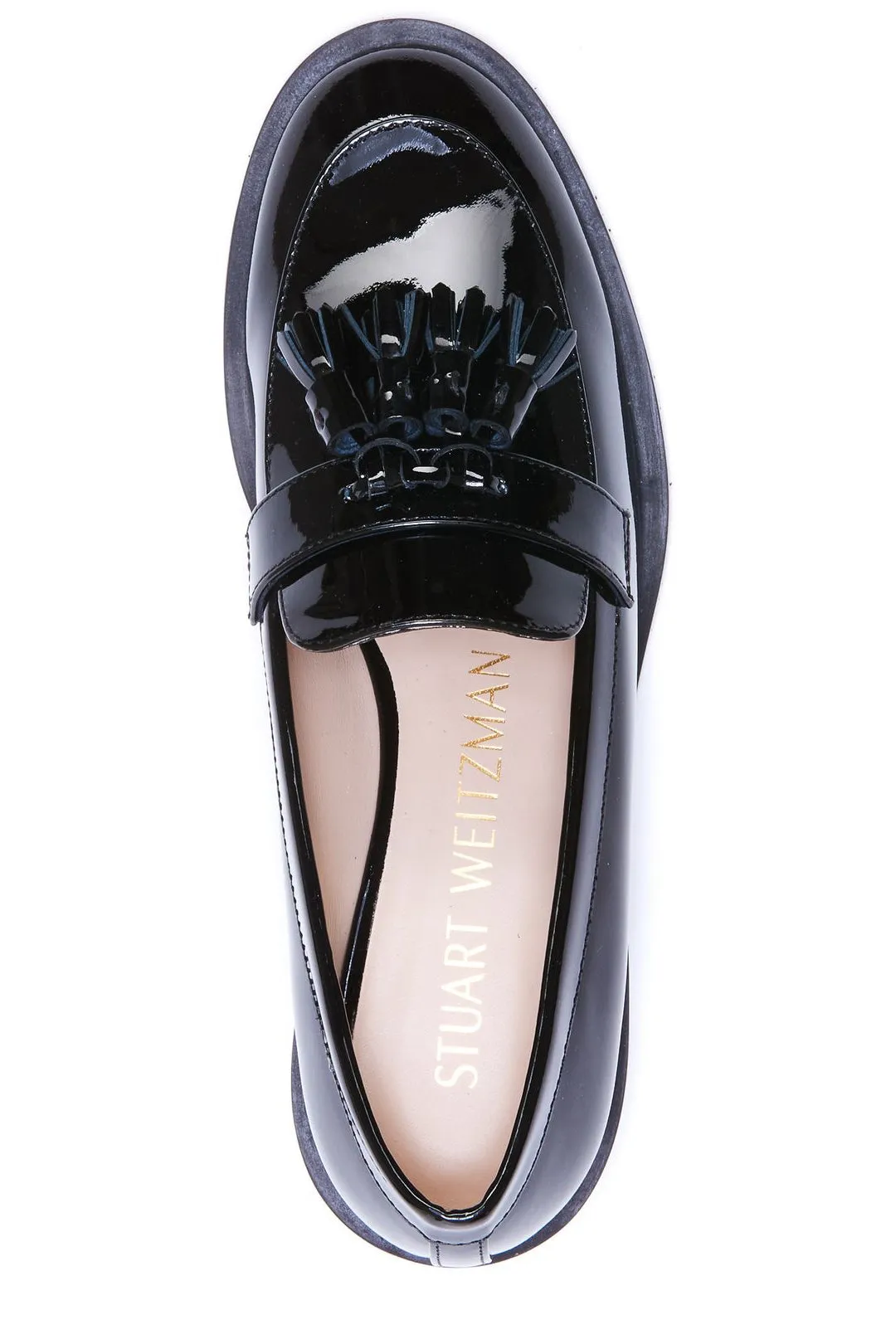 Stuart Weitzman Tassle Detailed Round-Toe Loafers